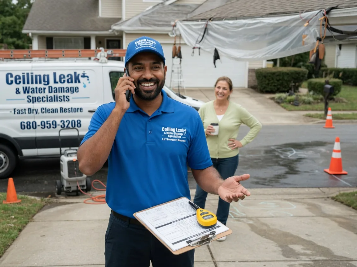 Ceiling Leak Cleanup Orange Park, FL FAQs